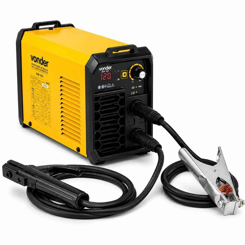 Soldadora Inversora RIV 121 120A TIG Lift Display Digital 220V Vonder