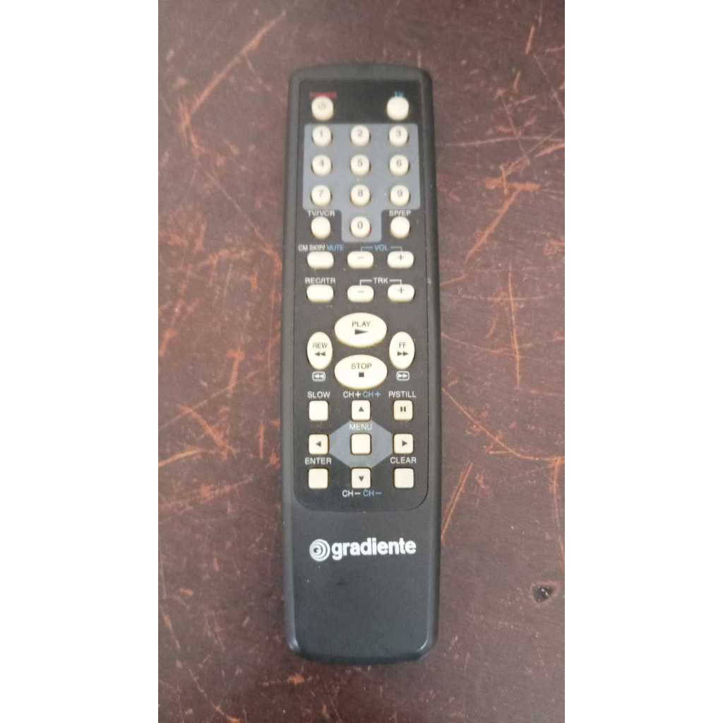 Controle Para Vídeo Cassete Gradiente Gsx870c, Gv412 E V7 # (Usado)