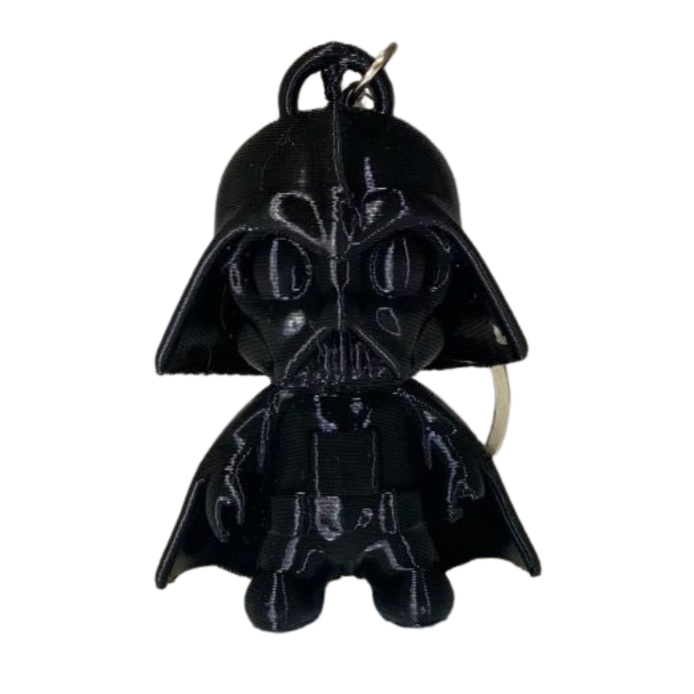 Miniatura Darth Vader Chaveiro Star Wars Preto Colecionável Geek Para Mochila