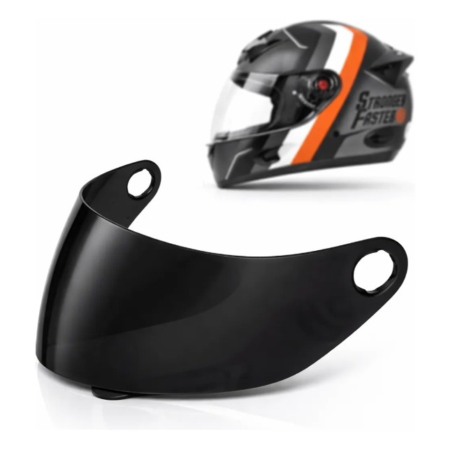Viseira Capacete Mixs Mx5 Fokker Etceter Etc Fume Escura