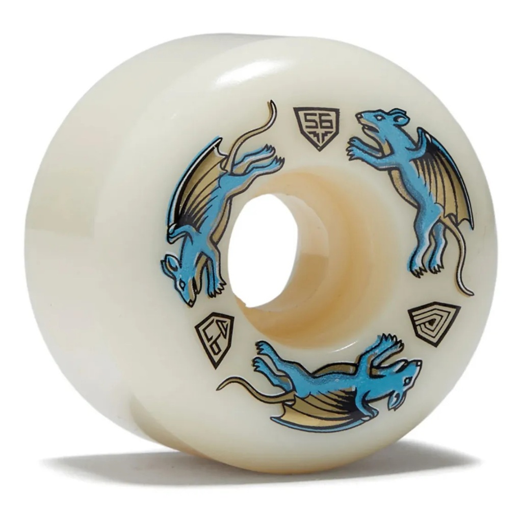 Roda Powell Peralta 56mm 97a Nano Rat Dragon Formula Skate - Skateboard