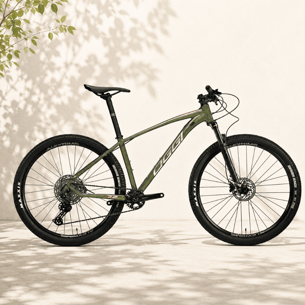 Bicicleta Oggi 7.2 Aro 29 de 12V Deore Boost, relação Shimano, Freios Shimano hidraulico , Suspensão a Ar, Big Whel