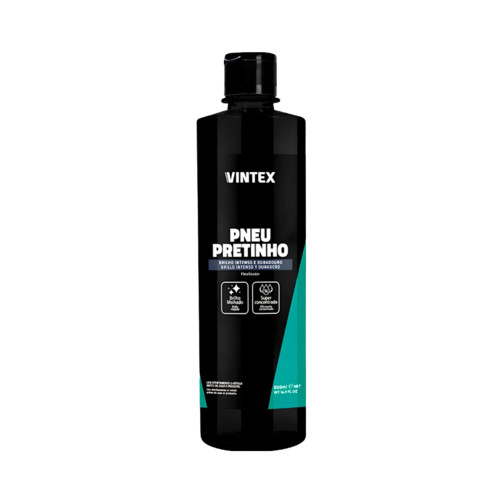 Imagem de Finalizador Pneu Pretinho Vintex Brilho Intenso - 500ml Preto