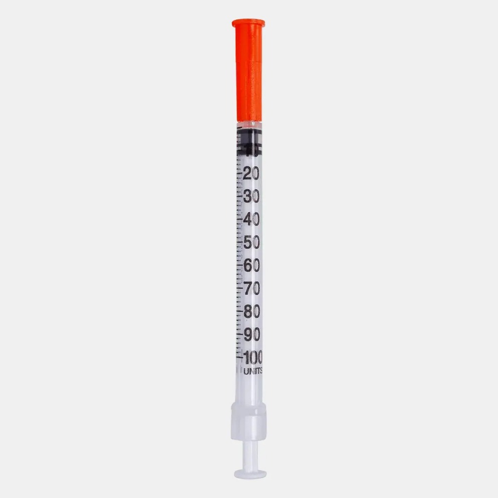 Kit 10 Seringas de Insulina 1ml com Agulha Fixa - Uniqmed