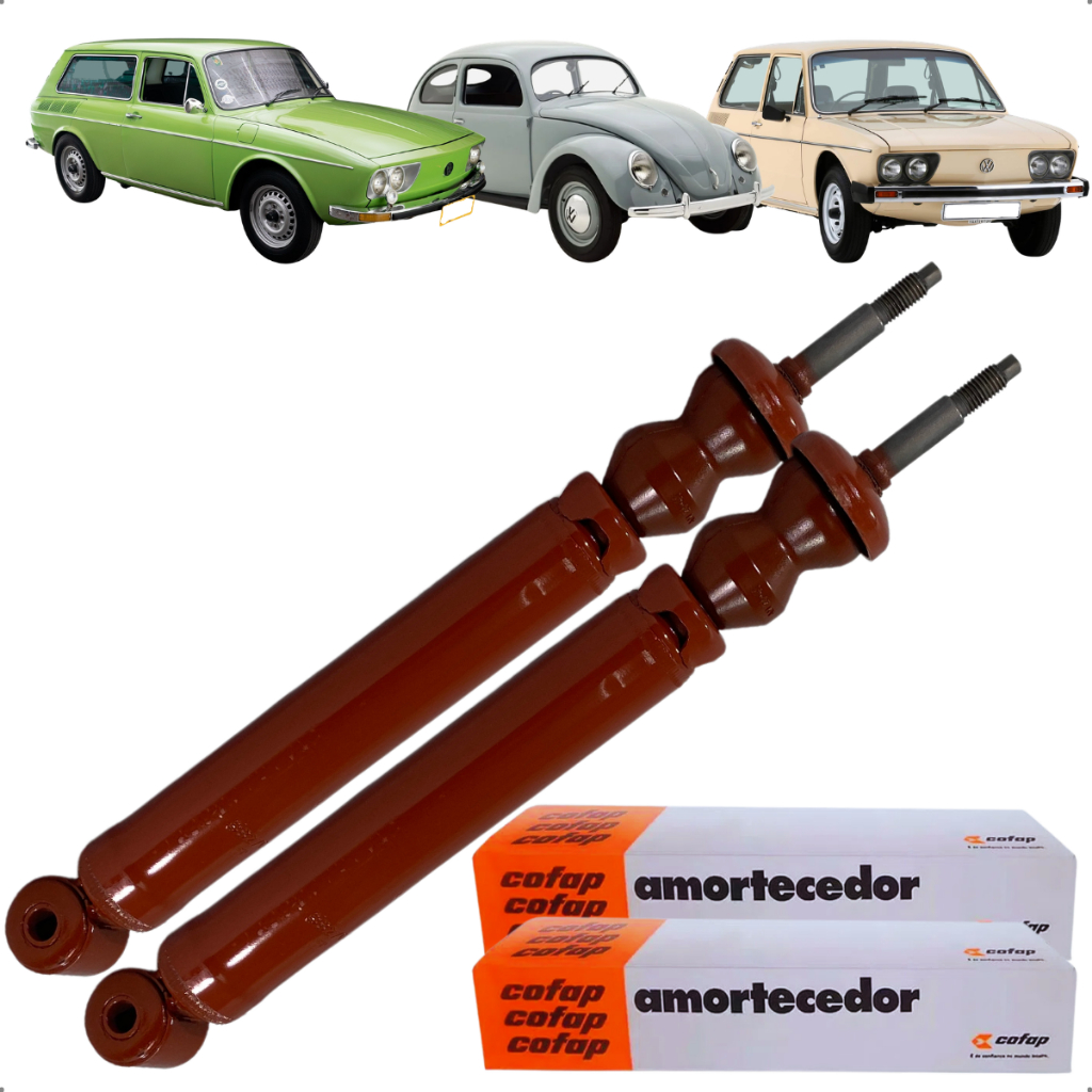 Par Amortecedor Dianteiro Vw Fusca Brasília Variant TL