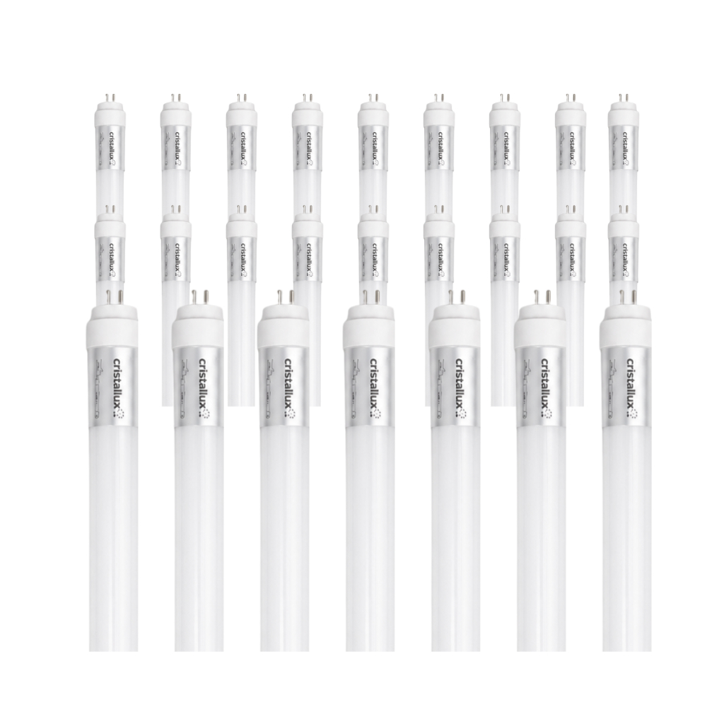 KIT 25 LAMPADA LED TUBULAR T8 18W 6500K BRANCO FRIO BIV 2 ANOS DE GARANTIA CRISTALLUX