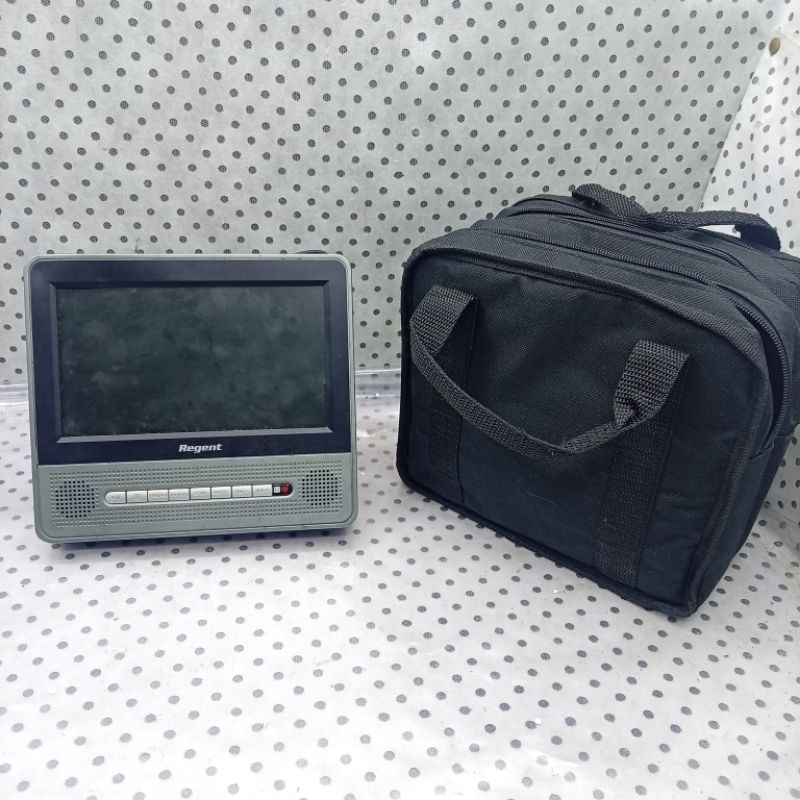 dvd player portátil regent - usado