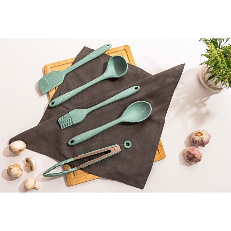 Colher de Silicone Brinox Flex 27,5cm Verde — imagem 2 de 2