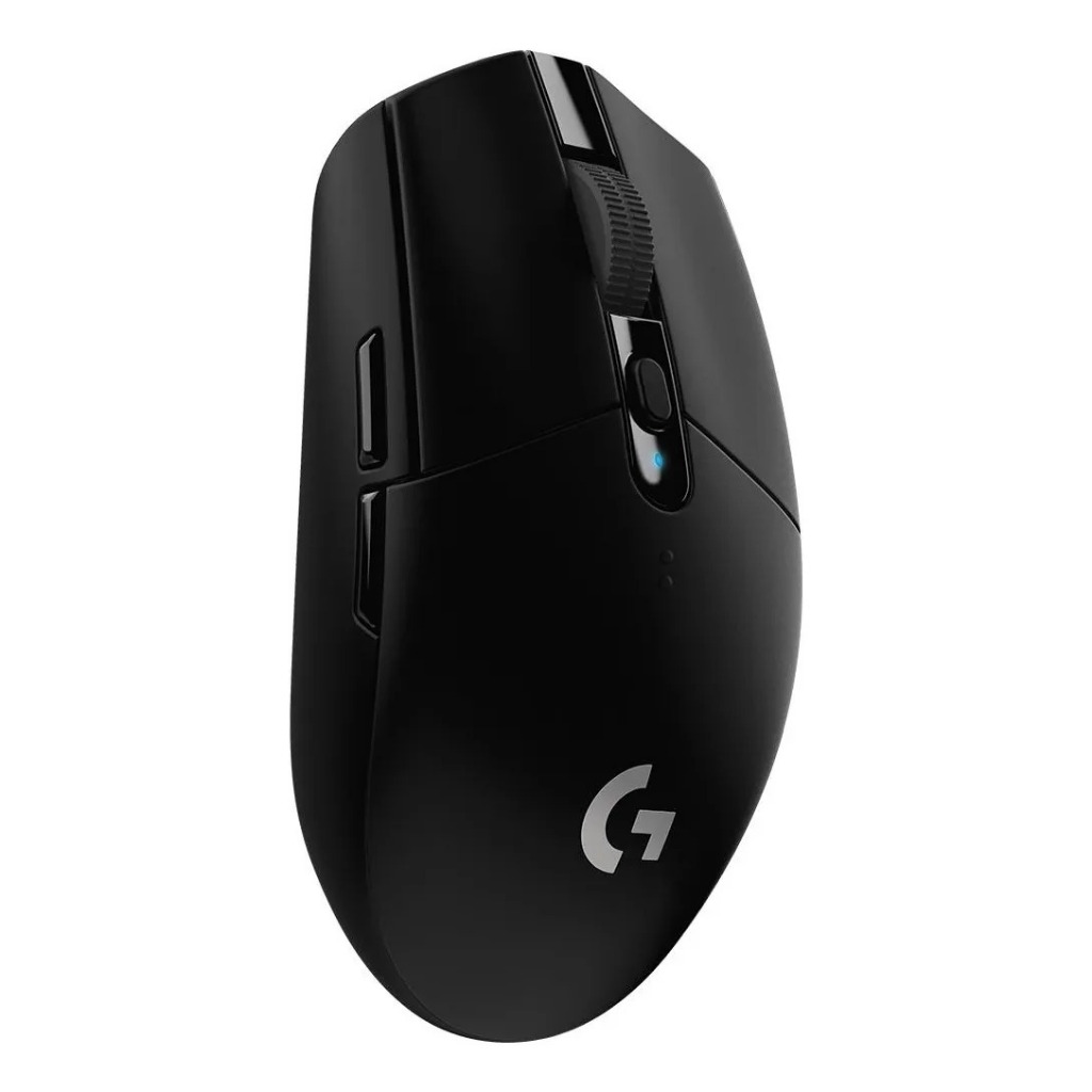 Mouse Gamer Sem Fio Logitech G305 Lightspeed Preto 12000 DPI Sensor Hero 6 Botões