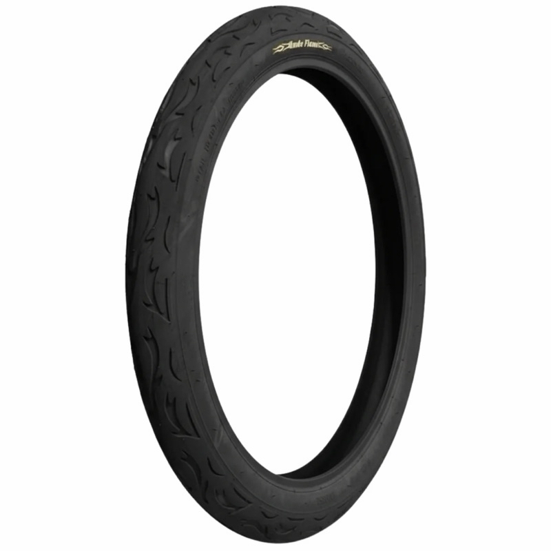 Pneu Aro 26 Kenda Flame 26x2.125 Pneu Balão Slick Design Fogo Preto Para Bicicletas 26 Grosso Com ou Sem Câmara