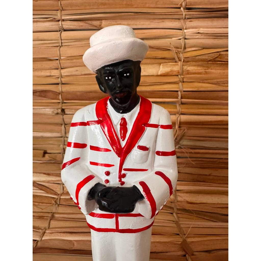 ZÉ PILINTRA CAMISA LISTRADA 25CM EM GESSO