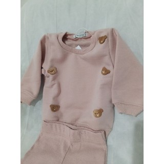 Conjunto Blusão Com Legging Infantil de Frio Menina