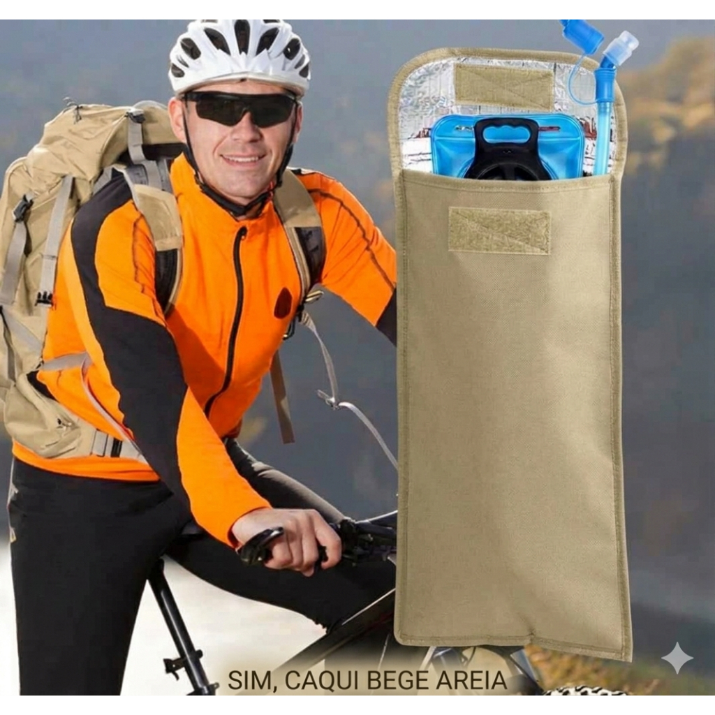 Case Térmico Capa Bolsa Térmica Para Refil De Água Mochila Hidratação Case Camelbak Dupla Camad