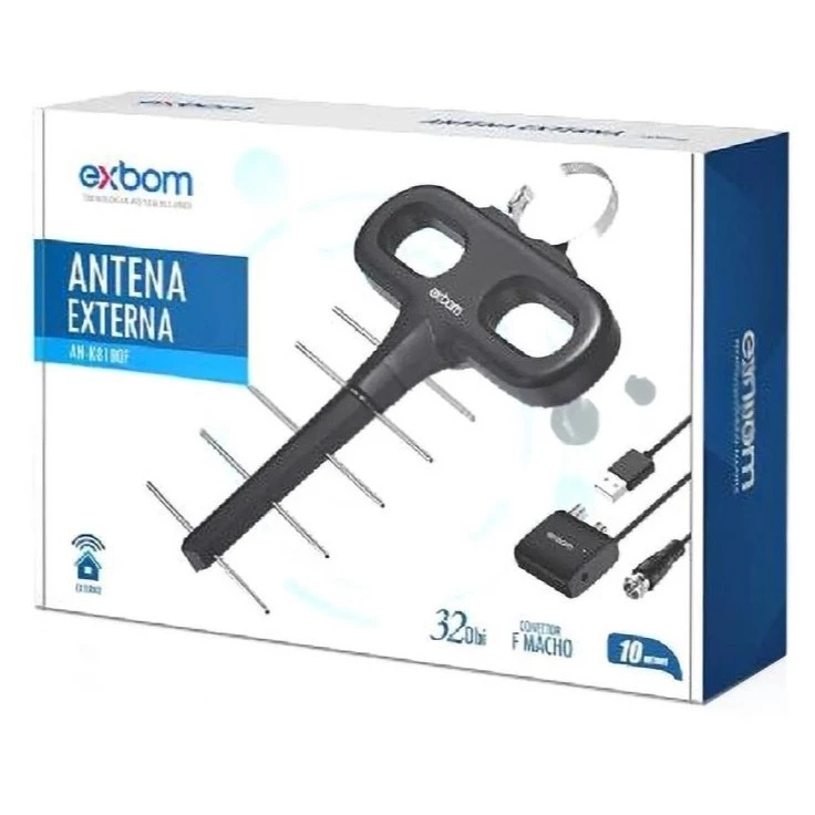 Antena Externa EXBOM  10M 32DBI AN-K8100F