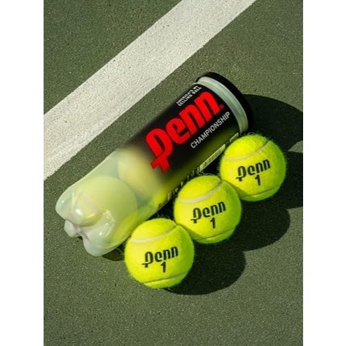 Bolas de tênis Penn Championship Extra Duty felt - Bolas de tênis pressurizadas de feltro extra resistentes
