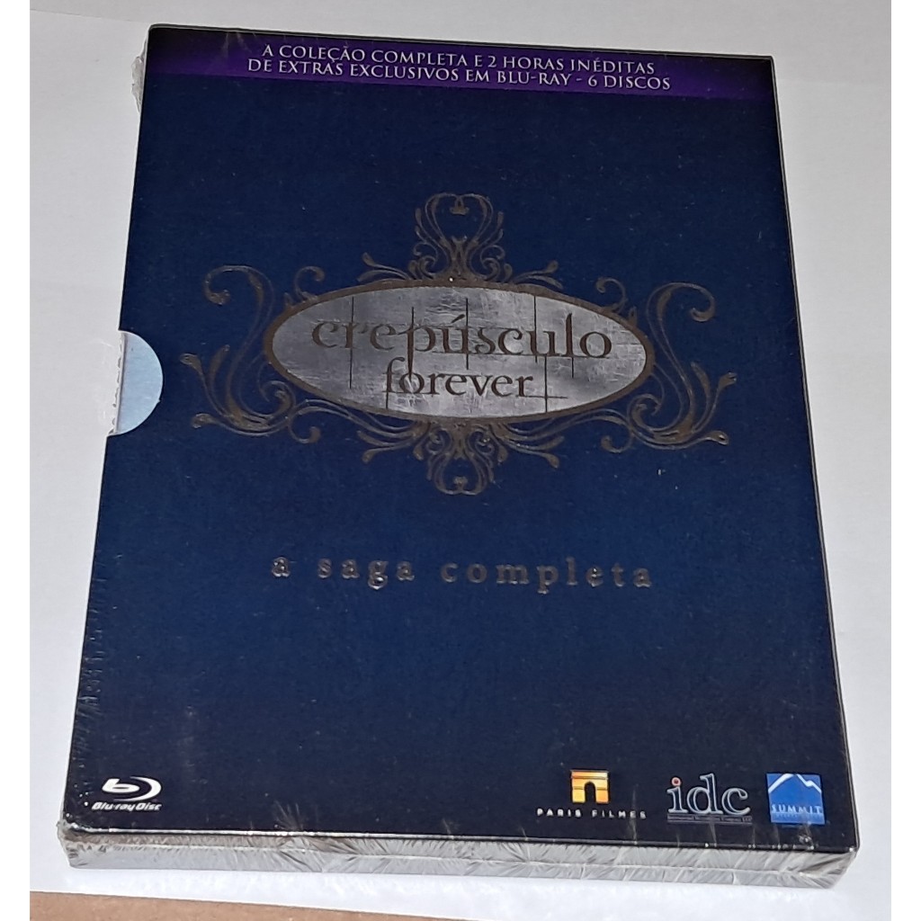 Blu-ray Crepúsculo Forever - A Saga Completa (box Lacrado)