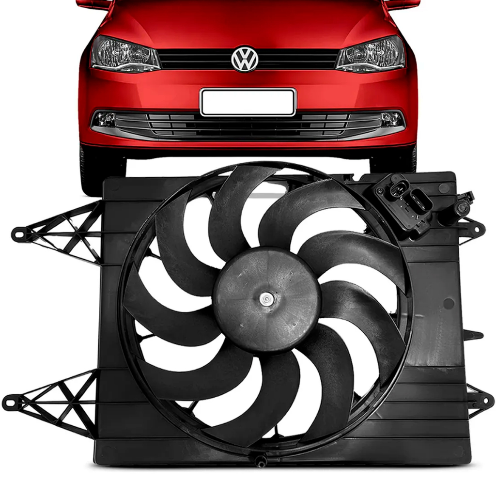 Ventoinha Defletor Radiador Gol G5 G6 G7 Voyage Fox Saveiro