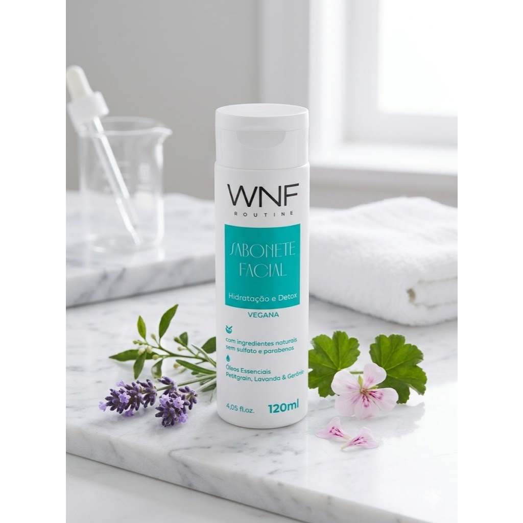 Sabonete Facial Vegana WNF: Limpeza Natural para uma Pele Equilibrada e Saudável