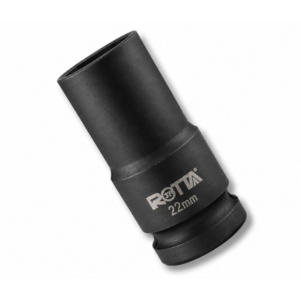 Soquete De Impacto Sextavado Longo  3/4 Pol. 22mm  - Rotta 376