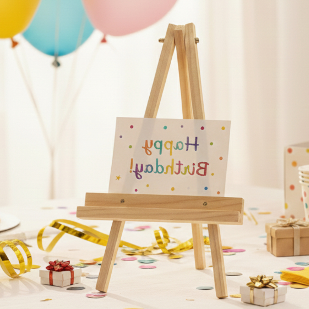 Cavalete Suporte Para Fotos E Banner Para Mesa Festas Celebrações Cerimonias
