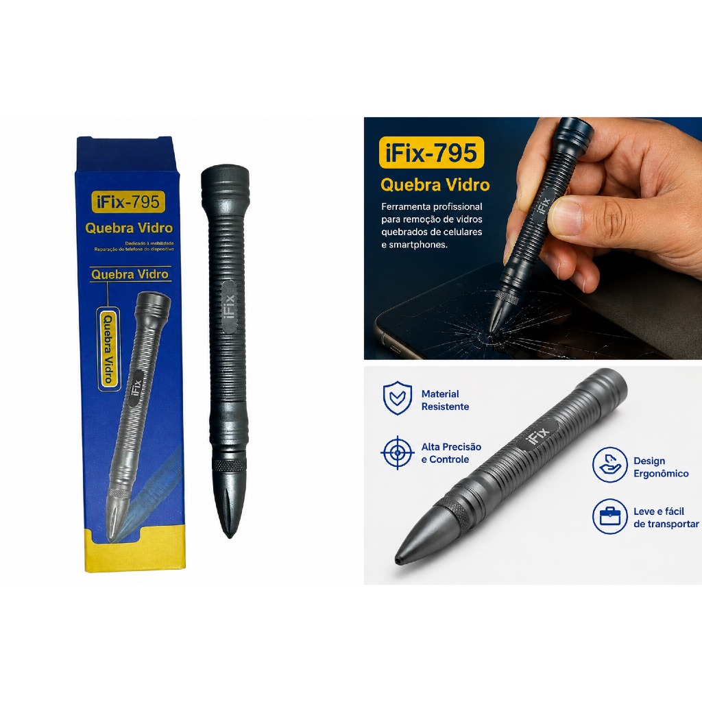 Quebra Vidro IFIX-795 para Reparo de Smartphones