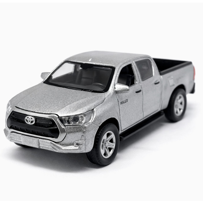 Miniatura Toyota Hilux 1:36 Metal – Abre Portas, Fricção, Pneus de Borracha | Pickup Colecionável (Kit ou Avulso)