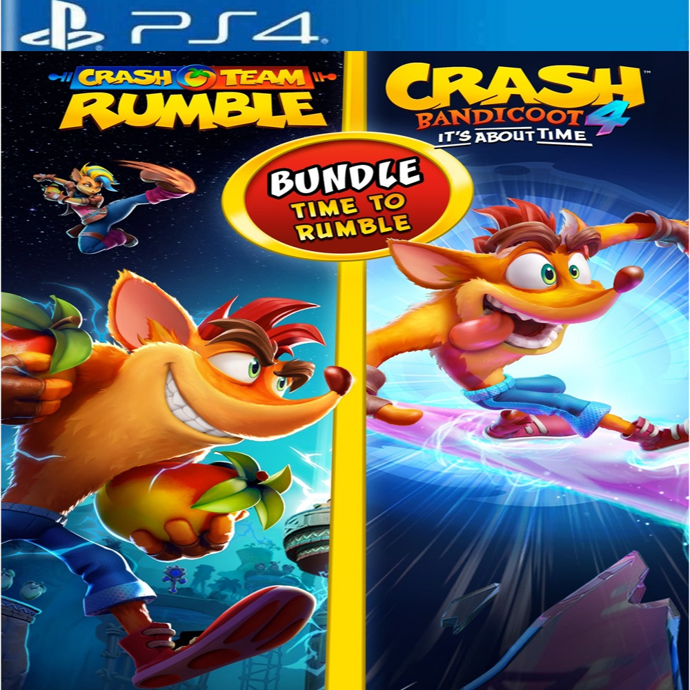 Crash Team Rumble + Crash Bandicoot 4 It’s About Time PS4 ou PS5