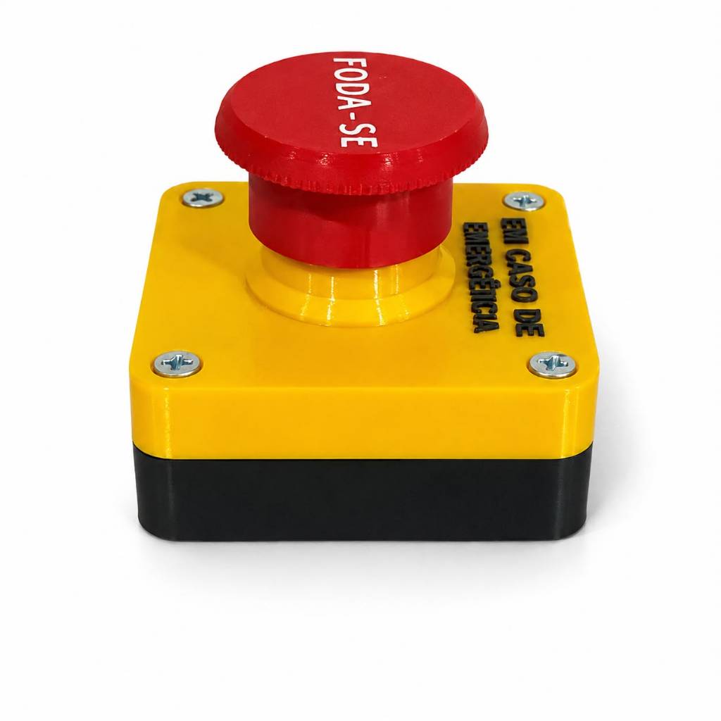 Detalhes do Botão do F*da-se - Fidget Toy com switch mecanico