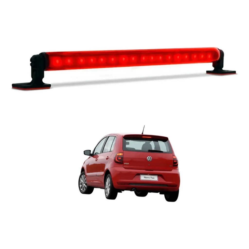 Luz Freio Break Light Universal 16 Led Celta Fox Gol Interno