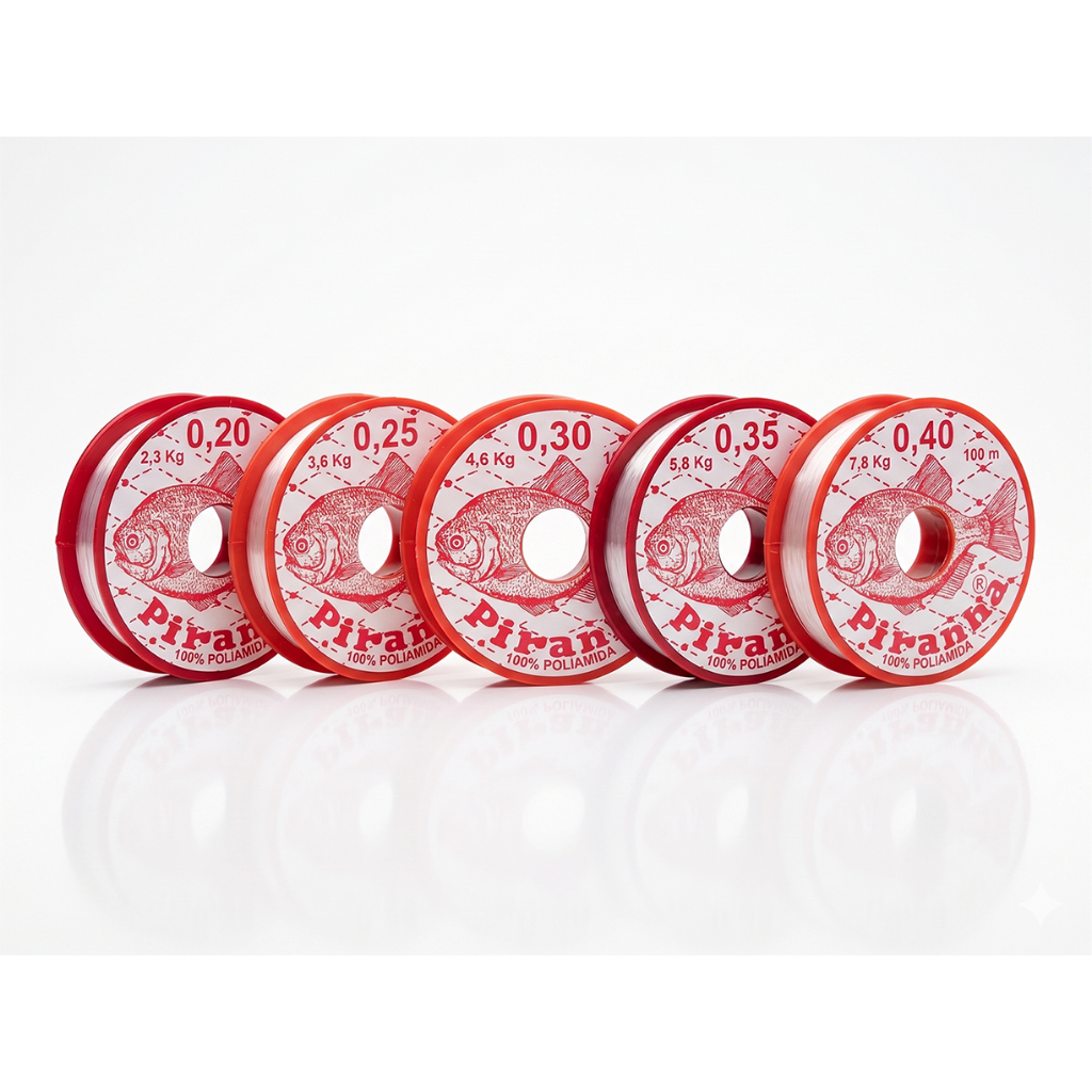 Linha De Nylon P/ Bijuterias E Pesca Espessuras 20, 25, 30, 35, 40mm