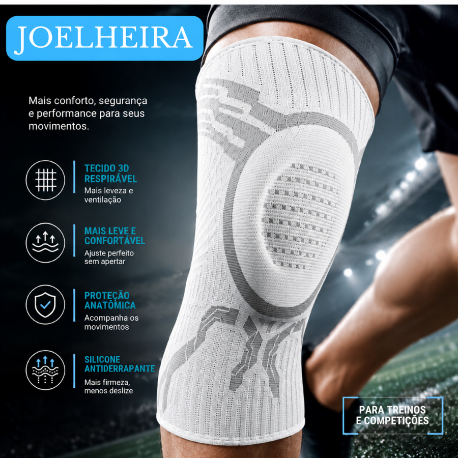 Joelheira De Compressão Para Dor No Joelho Academia Futebol Corrida