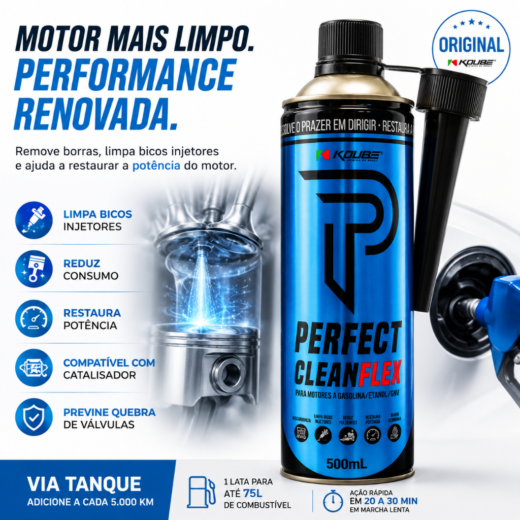 Descarbonizante Via Tanque Koube Perfect Clean Flex 500ml
