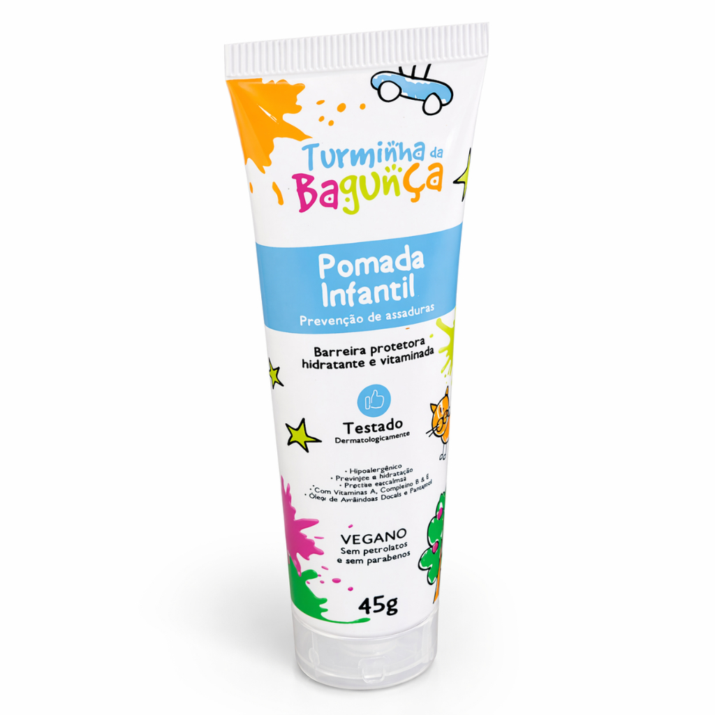Pomada de Assadura para Bebê 45g - Turminha da Bagunça | Pomada infantil