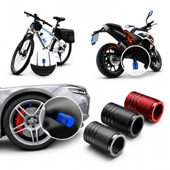 Tampa Válvula Pneu Alumínio Kit 2 ou 4 Carro Moto Bicicleta Bico de Ar Universal