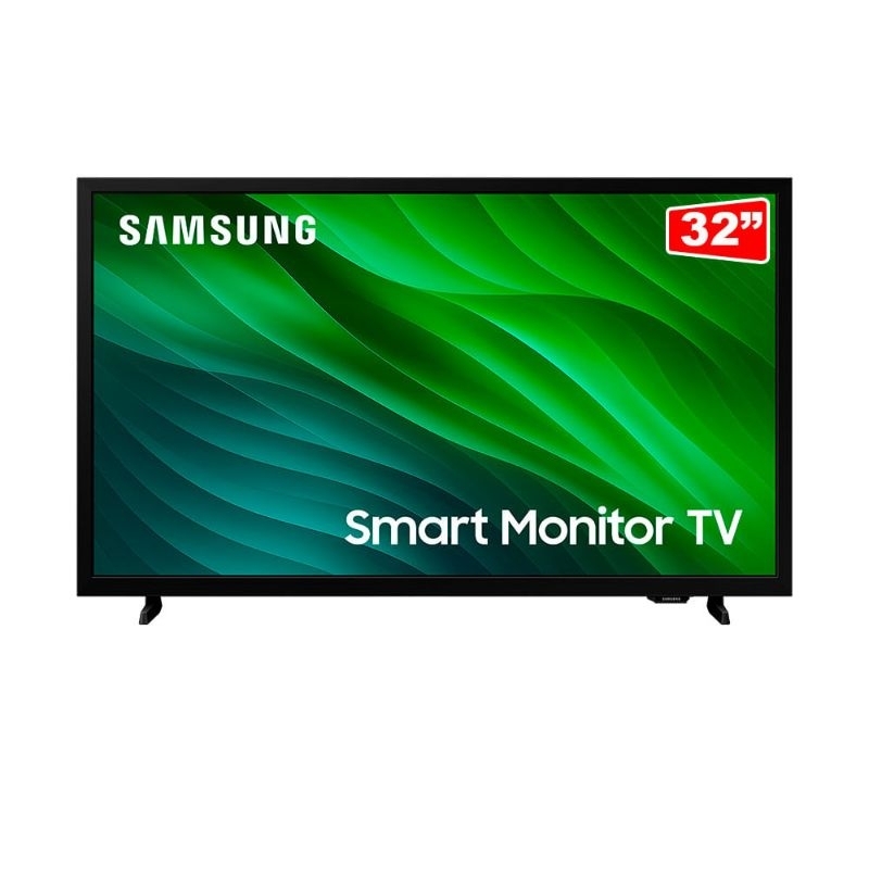 Smart Monitor TV Samsung 32" HD Tizen Wi-Fi HDMI USB Bivolt LS32H5000FGXZD Nova 