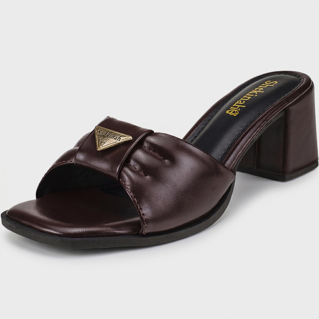 Tamanco Feminino Shekinah Sandália Saltinho Confortável Macia Moda