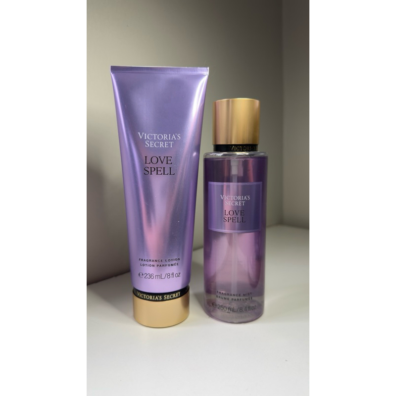 Victoria’s Secret Love Spell – Kit Body Splash + Loção Hidratante