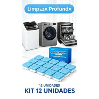 Pastilhas de Limpeza para Máquina de Lavar Efervescente Sólido Remover Manchas " Envio imediato "