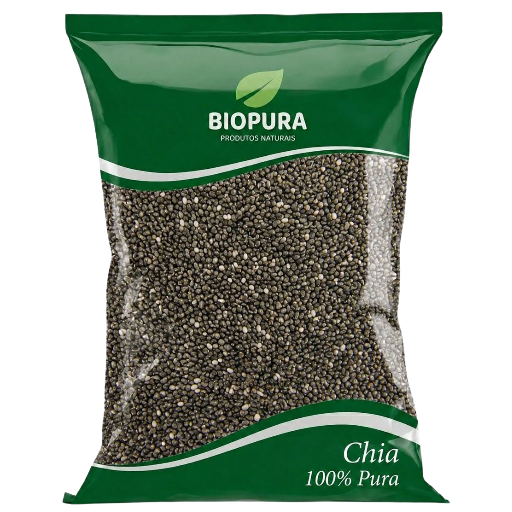 5KG De Chia 100% Natural — Rica em Fibras, Ômega 3 e Proteínas