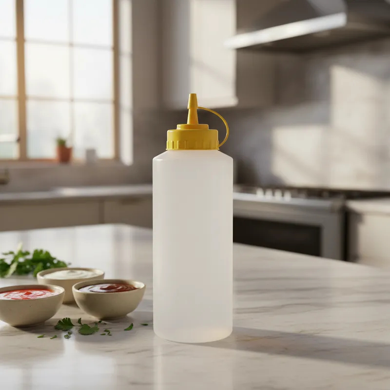 Bisnaga Plástica Para Molhos Com Bico Dosador Injetemp