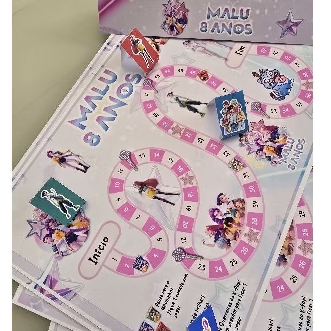 Kit 10 Jogos kpop Personalizado | Lembrancinha de Aniversário Infantil, Brinde e Festa Tema K-Pop Guerreiras