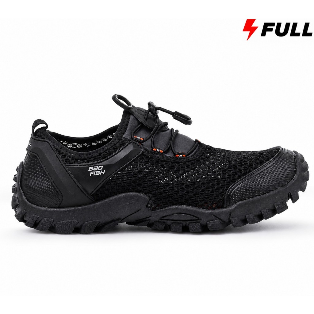 Tênis Antiderrapante Track Para Esportes Pesca e Camping Perfeito Para Trilha Ótimo Conforto e Lazer Bad Fish