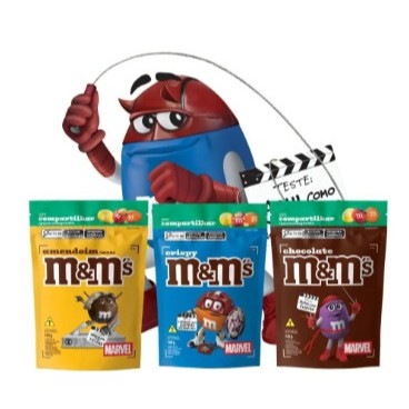 Kit Chocolate M&m's Marvel Sabores 132g E 120g 3 Uni.