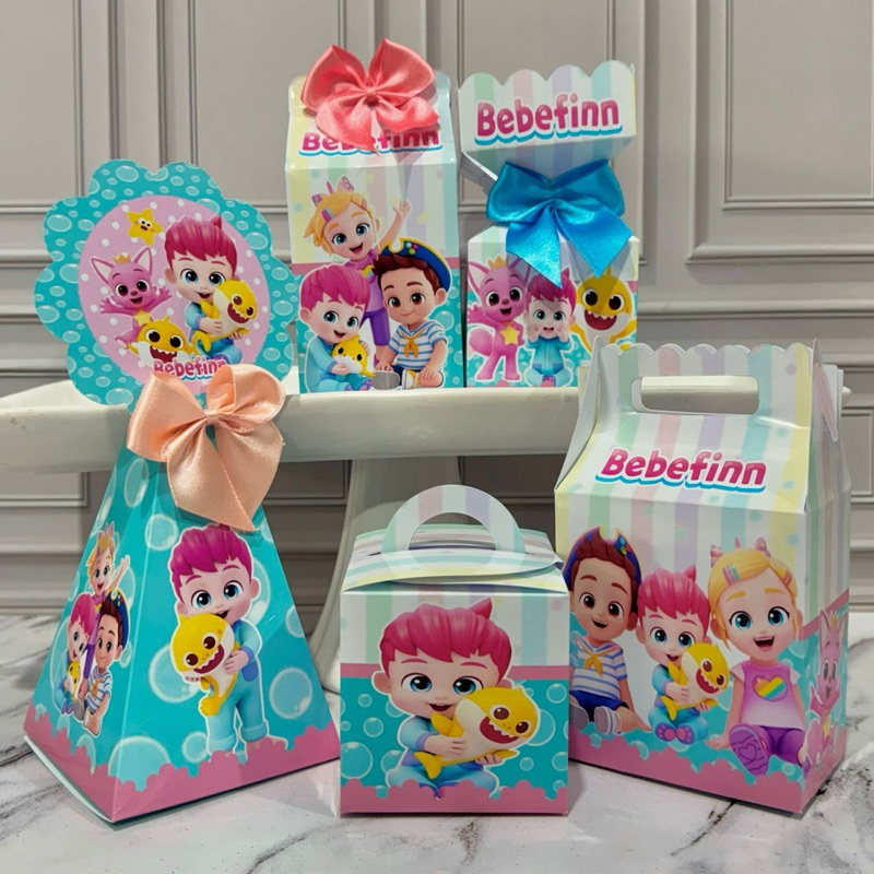 Kit Caixas Personalizadas Bebefinn festa/ aniversário/ mimo/ personalizados/ papelaria/lembrancinhas