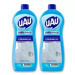 Kit 2un Limpa Pisos UAU Porcelanatos e Cerâmicas 750ml