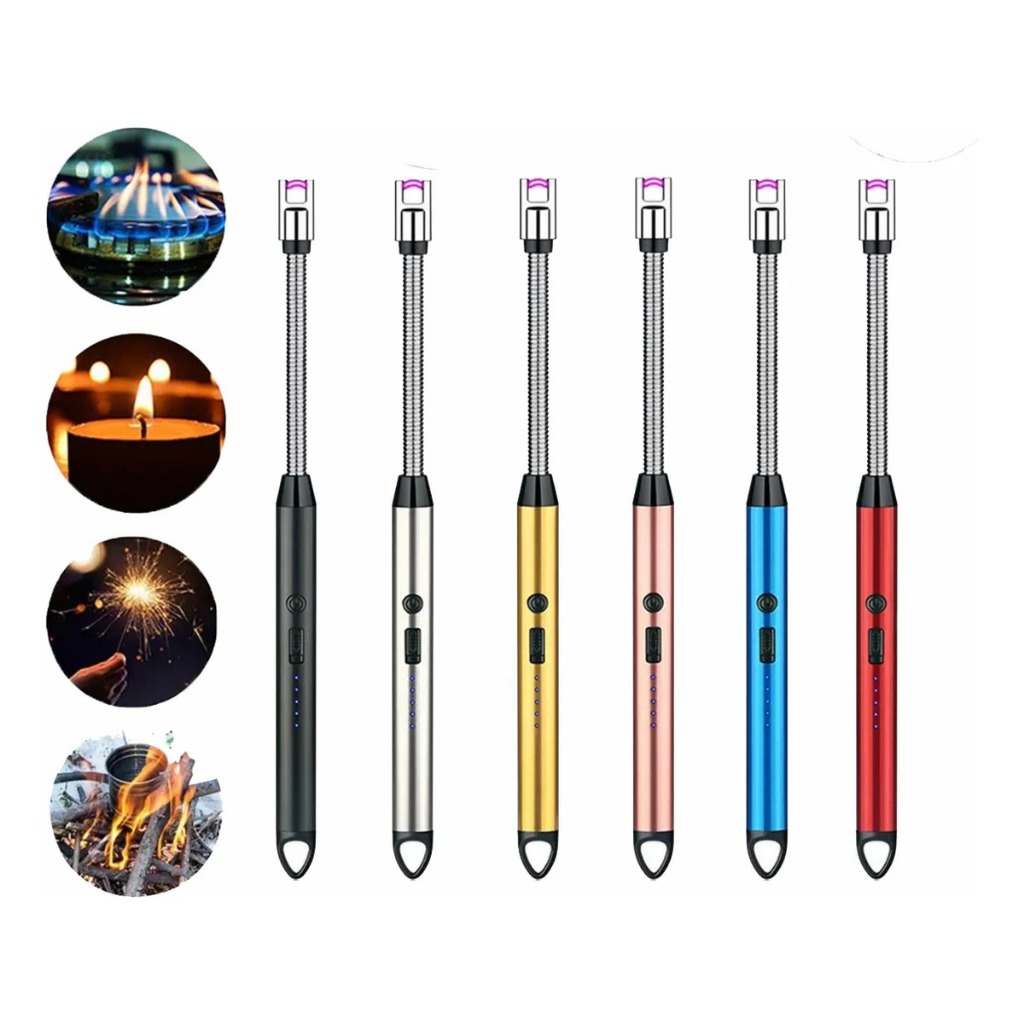 Acendedor Elétrico Multiuso Recarregável Flexivel Usb Fogão