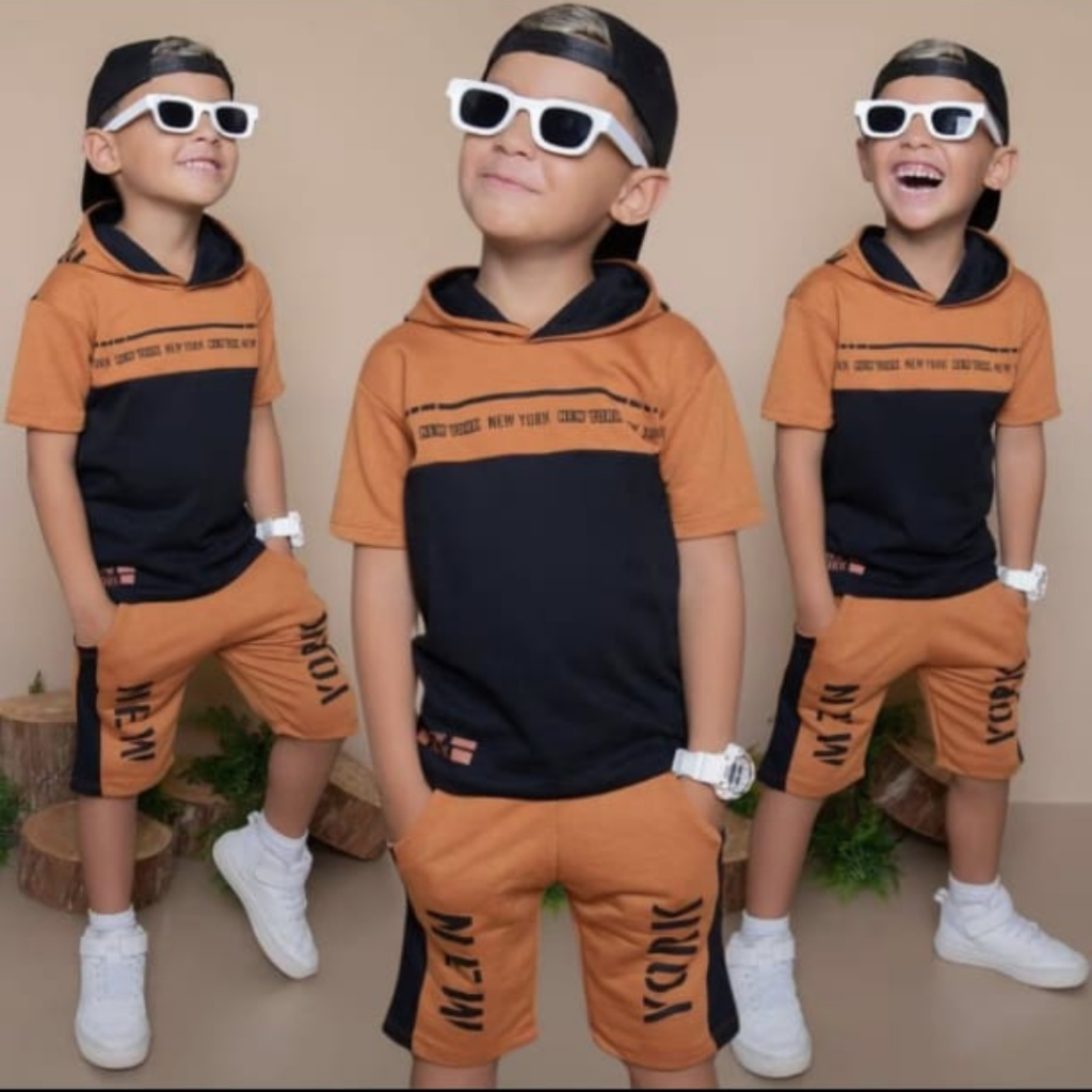 Conjunto Shine Kids Infantil Juvenil Masculino Roupa de Menino Lançamento do 2 ao 14 anos