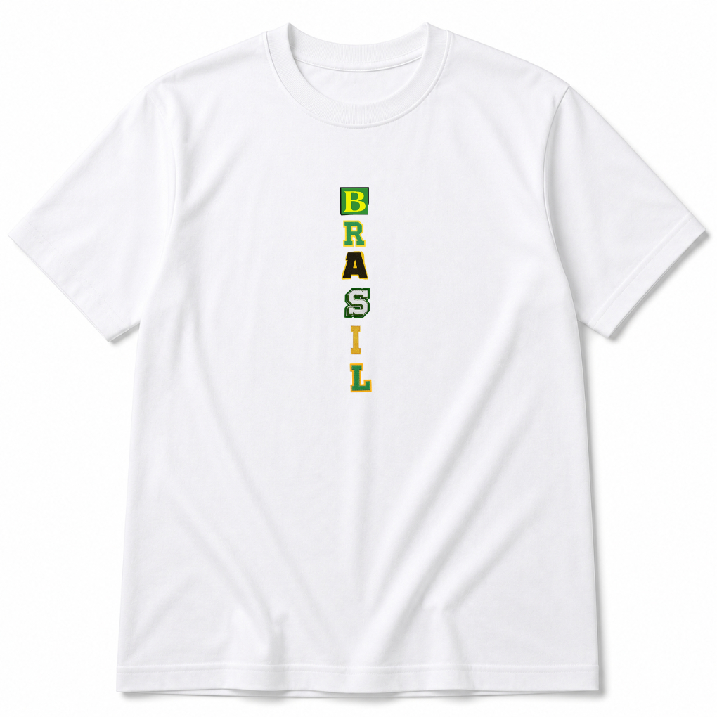 Camiseta de Algodao do Brasil Em Pe Revista 100% Algodão Entrega Full