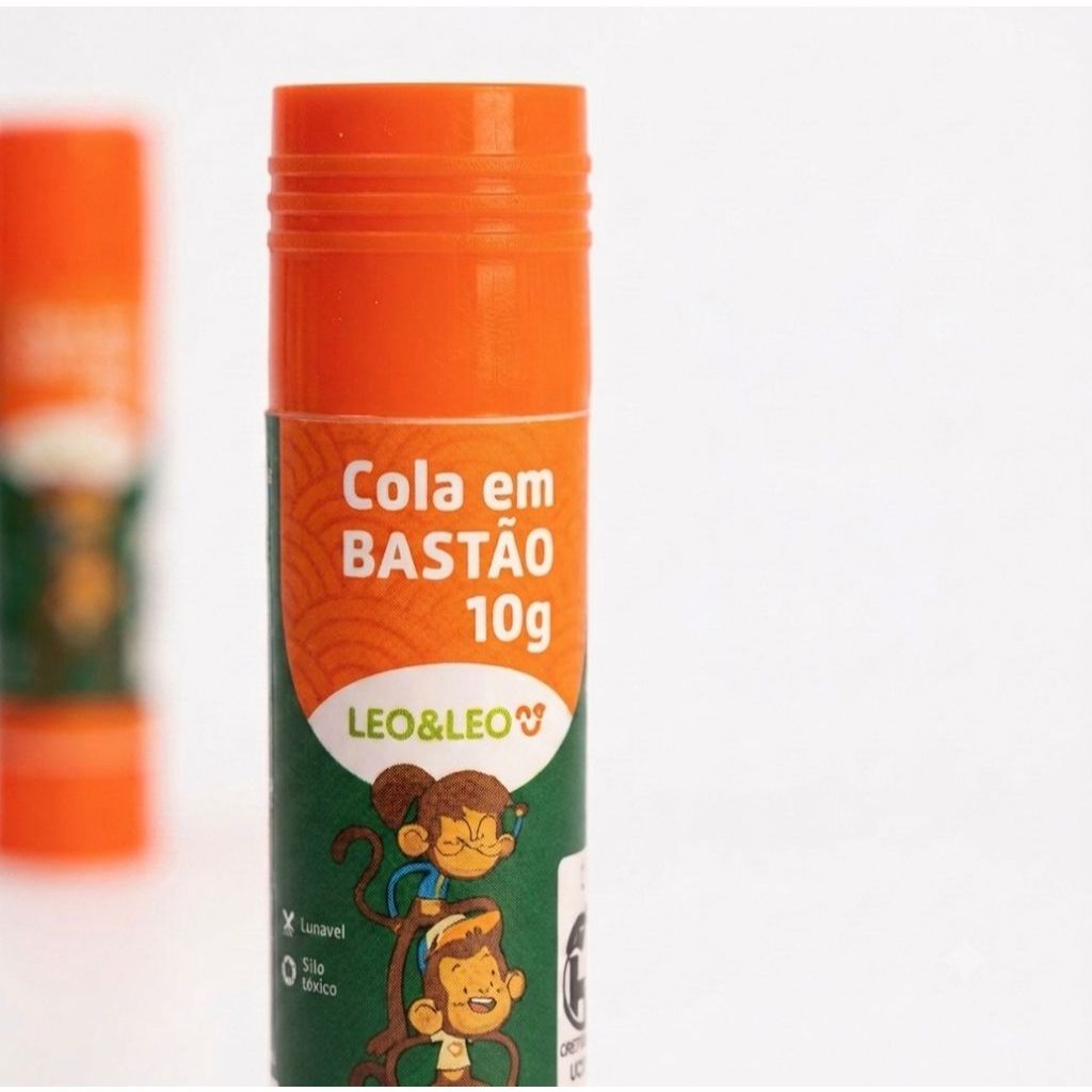 Cola em Bastão Escolar 10g Lavável / Papelaria Infantil / Escritório