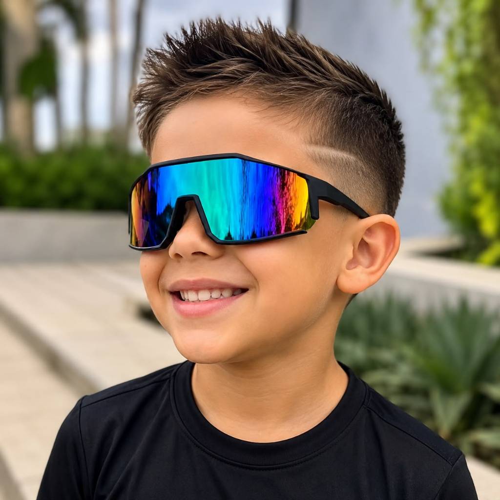 Óculos De Sol Infantil Menino Menina Esportes Crianças Proteção UV
